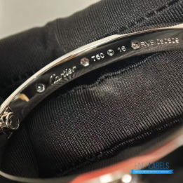 QC Cartier Love Bangle Silver Full Dia