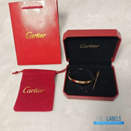 QC Cartier Love Bangles 4 Dia Rose