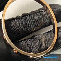 QC Cartier Love Bangles 4 Dia Rose