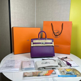 QC Hermès Birkin Purple Handbag