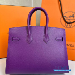 QC Hermès Birkin Purple Handbag