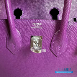 QC Hermès Birkin Purple Handbag