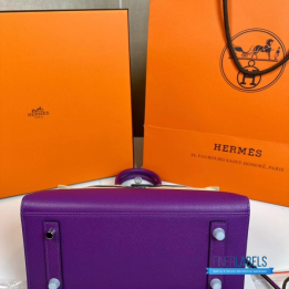 QC Hermès Birkin Purple Handbag