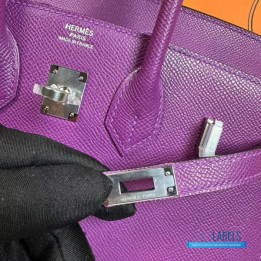 QC Hermès Birkin Purple Handbag