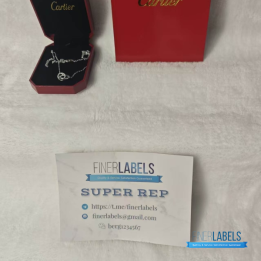 QC Cartier Love Necklace in 18K white gold