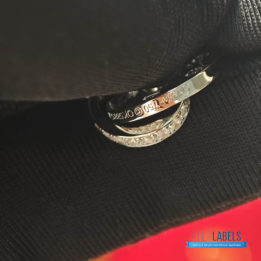 QC Cartier Love Necklace in 18K white gold