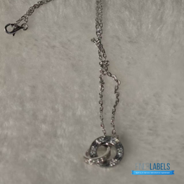QC Cartier Love Necklace in 18K white gold