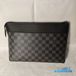QC Louis Vuitton Pochette Voyage in Damier Graphite canvas