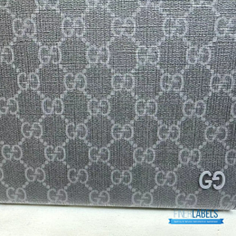 QC Gucci GG Supreme Canvas Pouch in Black and Gray