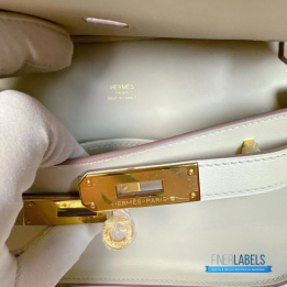 QC Hermes Jypsiere Mini Bag White
