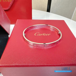 QC Cartier Love Bracelet in white gold