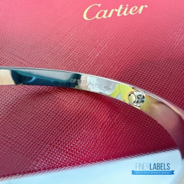 QC Cartier Love Bracelet in white gold