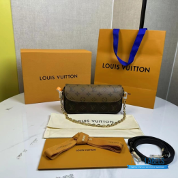 Louis Vuitton Wallet On Chain Ivy in Monogram Reverse canvas