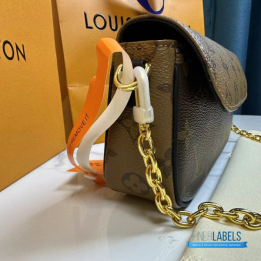QC Louis Vuitton Wallet On Chain Ivy in Monogram Reverse canvas