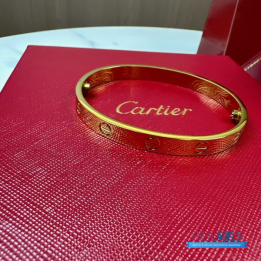 QC Cartier Love Bangle 18K Yellow Gold