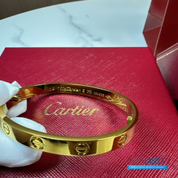 QC Cartier Love Bangle 18K Yellow Gold