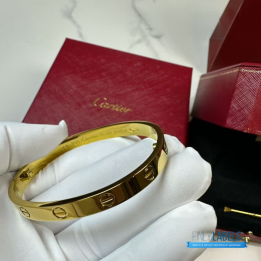 QC Cartier Love Bangle 18K Yellow Gold