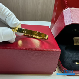 QC Cartier Love Bangle 18K Yellow Gold