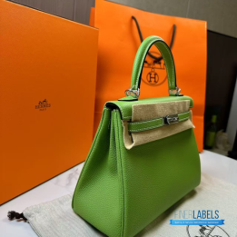 QC Hermes Kelly 25 Green