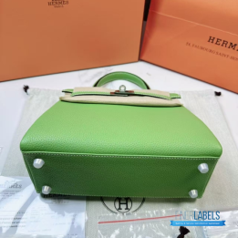 QC Hermes Kelly 25 Green