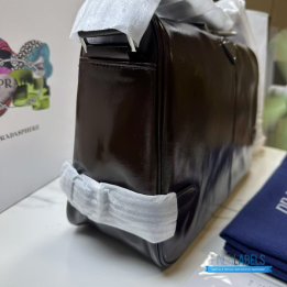 QC Prada Leather Brown Shoulder Bag