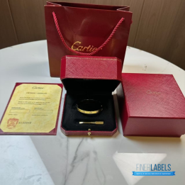 QC Cartier Love Bangle Yellow 16