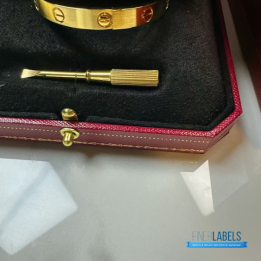 QC Cartier Love Bangle Yellow 16