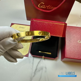 QC Cartier Love Bangle Yellow 16