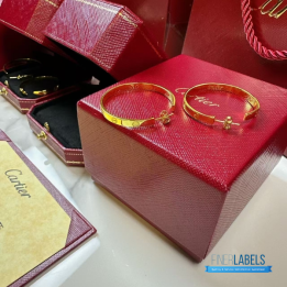 QC Cartier Love Hoop Earring (Big Yellow)