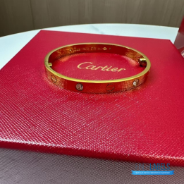 QC Cartier Love Bangle 4Dia (yellow)