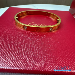 QC Cartier Love Bangle 4Dia (yellow)