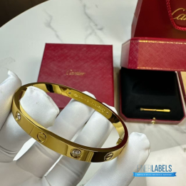 QC Cartier Love Bangle (20) Yellow