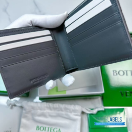 QC Bottega Veneta Intrecciato Bifold Wallet