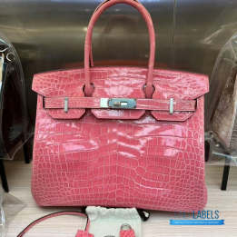 Hermès Birkin 35 in Shiny Crocodile Leather