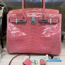 Hermès Birkin 35 in Shiny Crocodile Leather