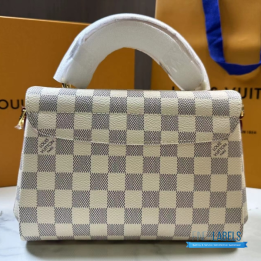 QC Louis Vuitton Croisette Handbag in Damier Azur Canvas