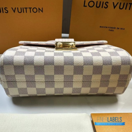QC Louis Vuitton Croisette Handbag in Damier Azur Canvas