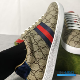 QC Gucci Ace GG Supreme Sneakers