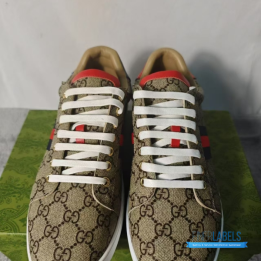 QC Gucci Ace GG Supreme Sneakers