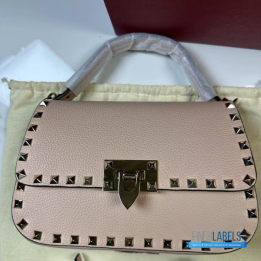 QC Valentino Garavani Small Rockstud Top Handle Bag