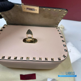 QC Valentino Garavani Small Rockstud Top Handle Bag