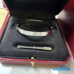 Cartier Love Bangle 18k Silver