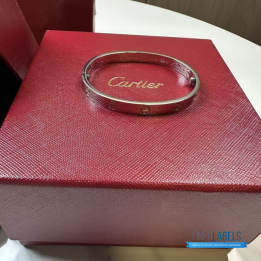 Cartier Love Bangle 18k Silver