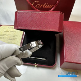 Cartier Love Bangle 18k Silver