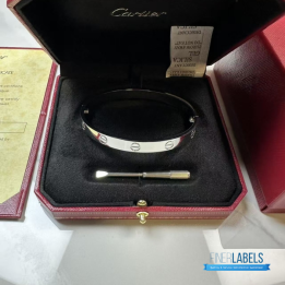 QC Cartier Love Bangle 20k Silver