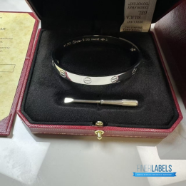QC Cartier Love Bangle 20k Silver