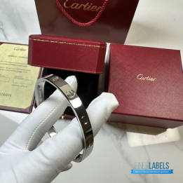 QC Cartier Love Bangle 20k Silver