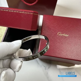 QC Cartier Love Bangle 20k Silver