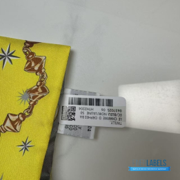 QC Hermès C'est la Fête Twilly Scarf Yellow