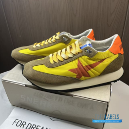 QC Golden Goose Running Marathon Sneakers in Yellow